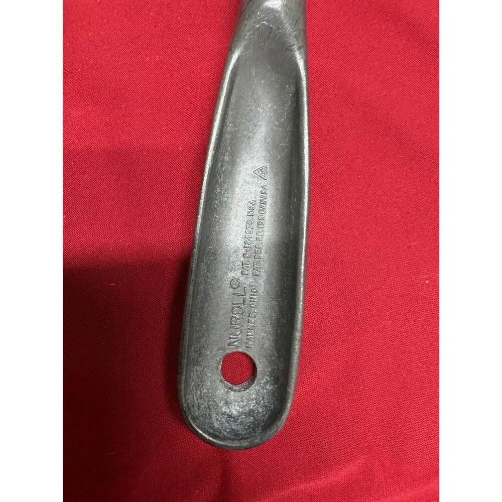 Vintage Nuroll Ice Cream Scoop Maumee Ohio USA Cast Aluminum Pat. D-184076